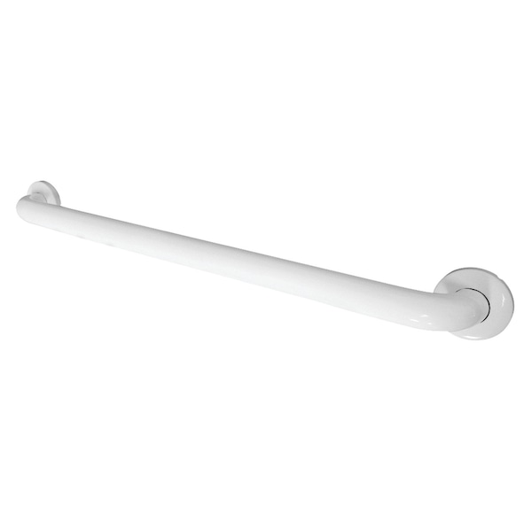 Kingston Brass Traditional GB1236CSW Made To Match 36" Stainless Steel Grab Bar, White, 39 L, Stainless Steel GB1236CSW - main